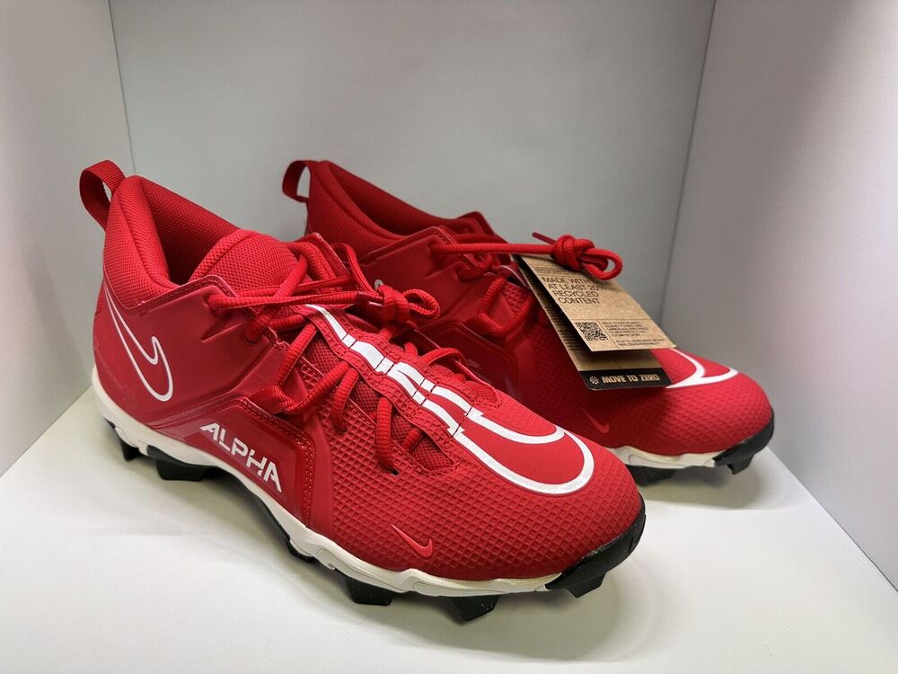 Nike Alpha Menace 3 Shark LOW Men's Football Cleats- Style CV0582-616 Size 12